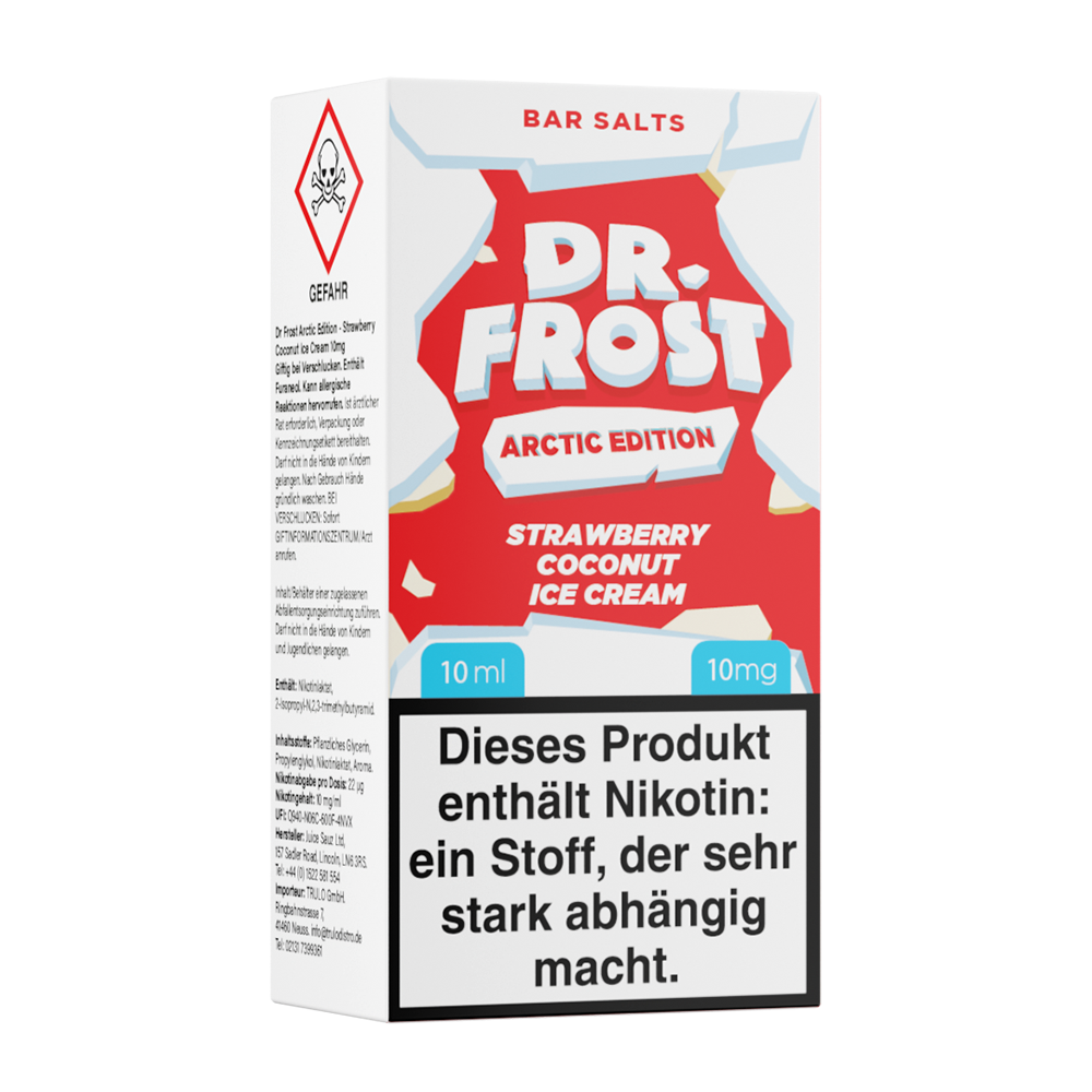 Dr. Frost Arctic Edition Strawberry Coconut Ice Cream - – Vape Liquid