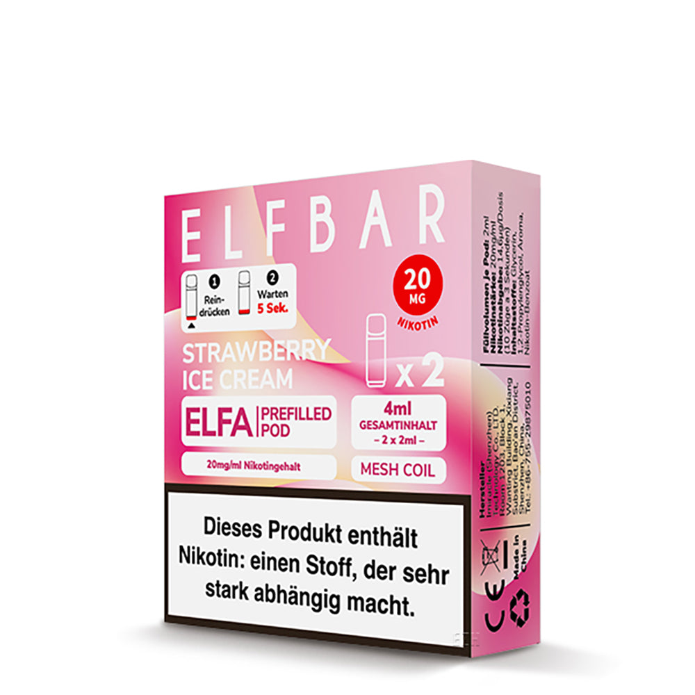 Elfbar Pods Strawberry Ice cream