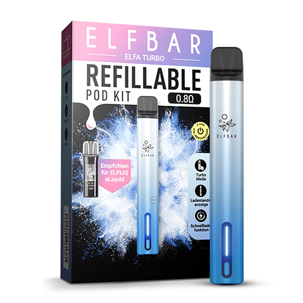 ELFBAR ELFA Turbo Pod Kit Aurora Cyan