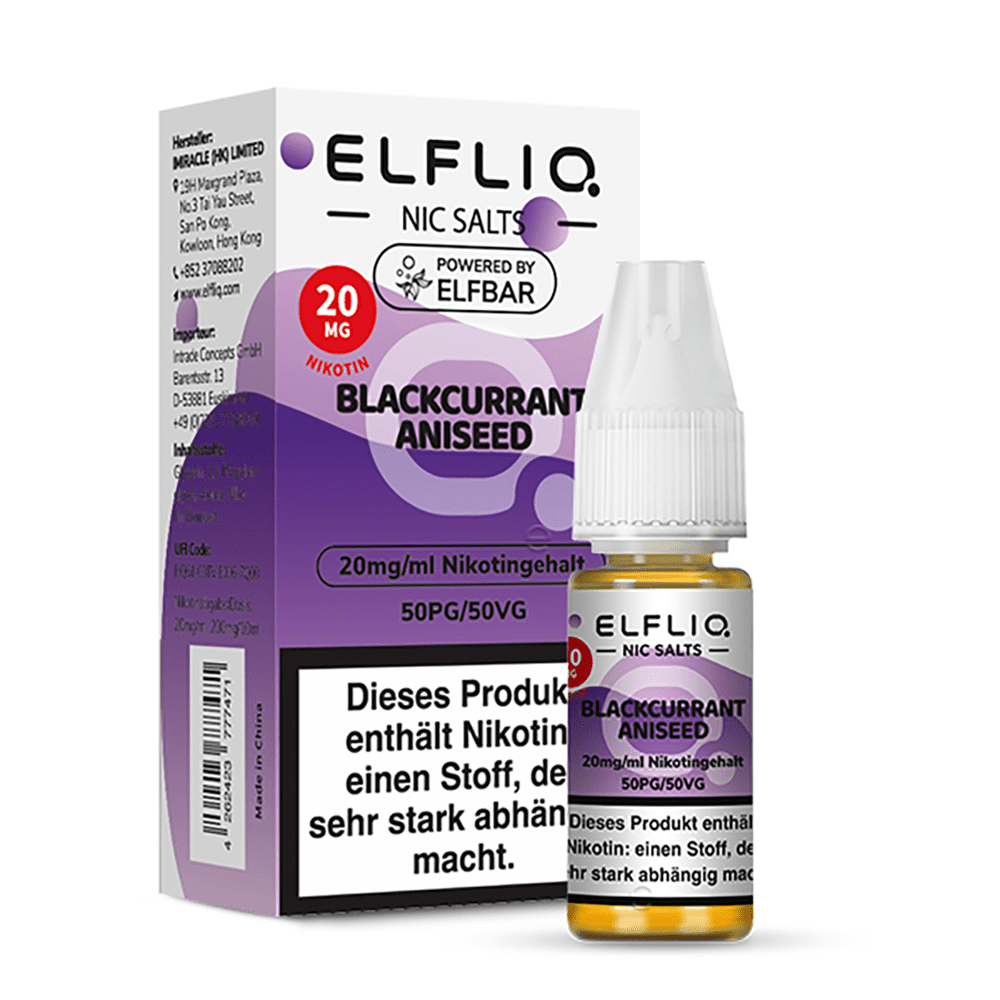 Elfliq Blackcurrant Anissed