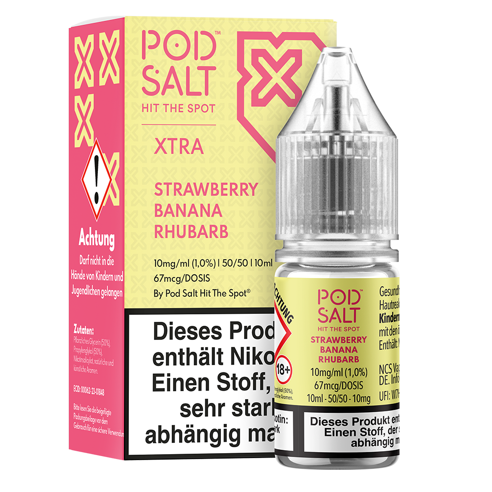 Pod Salt Strawberry Banana Rhubarb