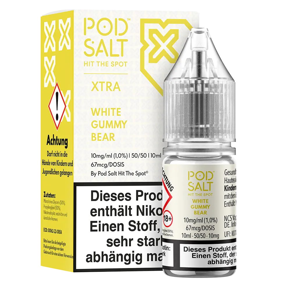 Pod Salt White Gummy Bear