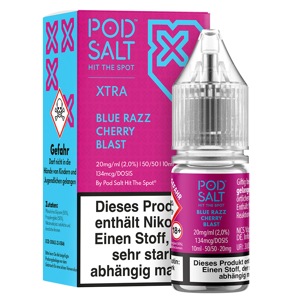 Pod Salt Blue Razz Cherry Blast