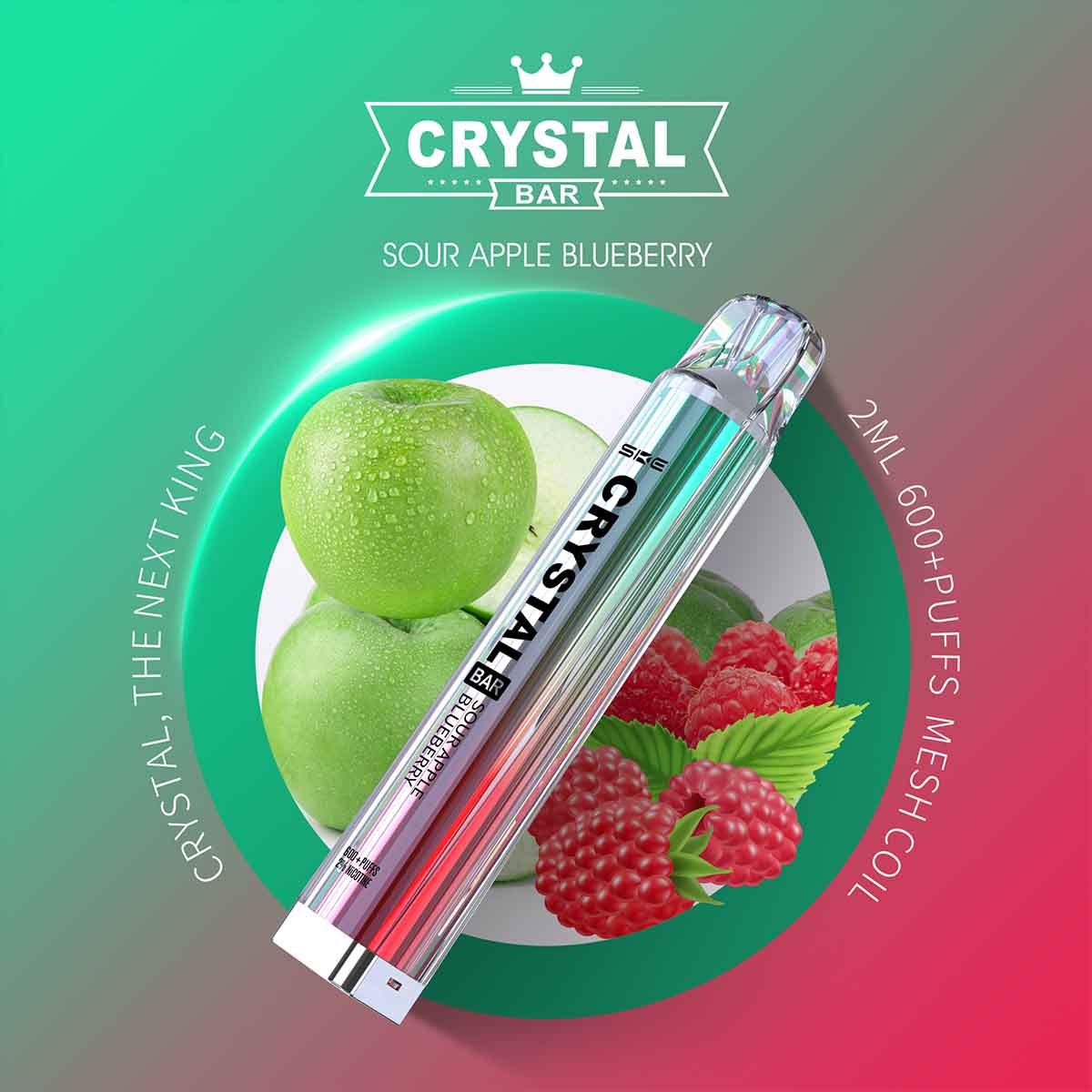 Crystal Sour Apple Blueberry