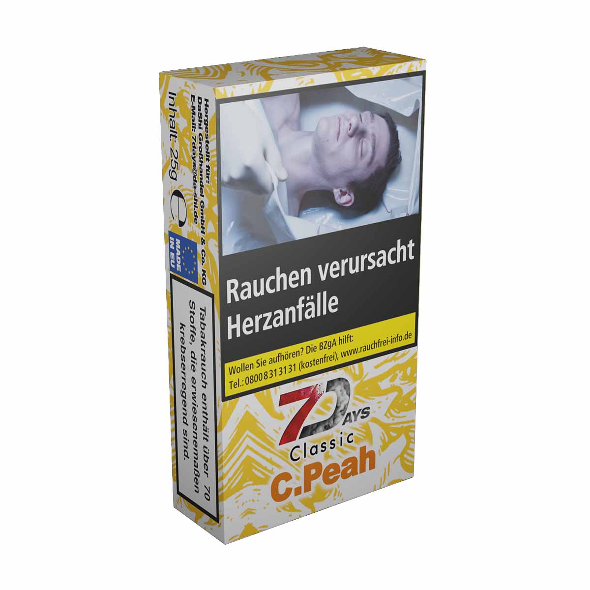 7 Days Classic C.Peah 25g Shisha Tabak