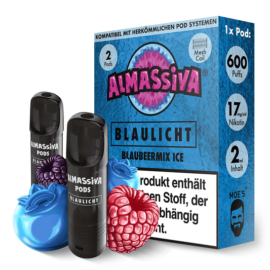 Almassiva Pods Blaulicht