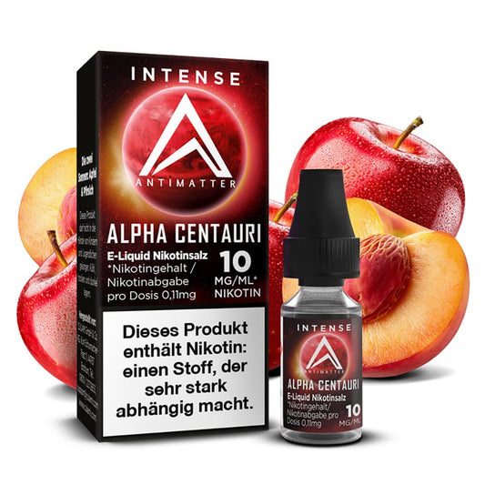 Antimatter Intense Alpha Centauri