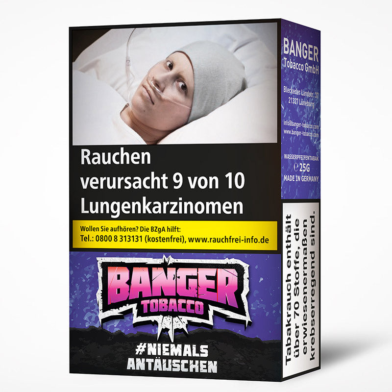 Banger Tobacco #Niemals antäuschen 25g Shisha Tabak