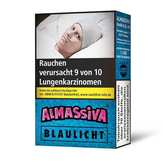 Al Massiva Blaulicht 25g Shisha Tabak