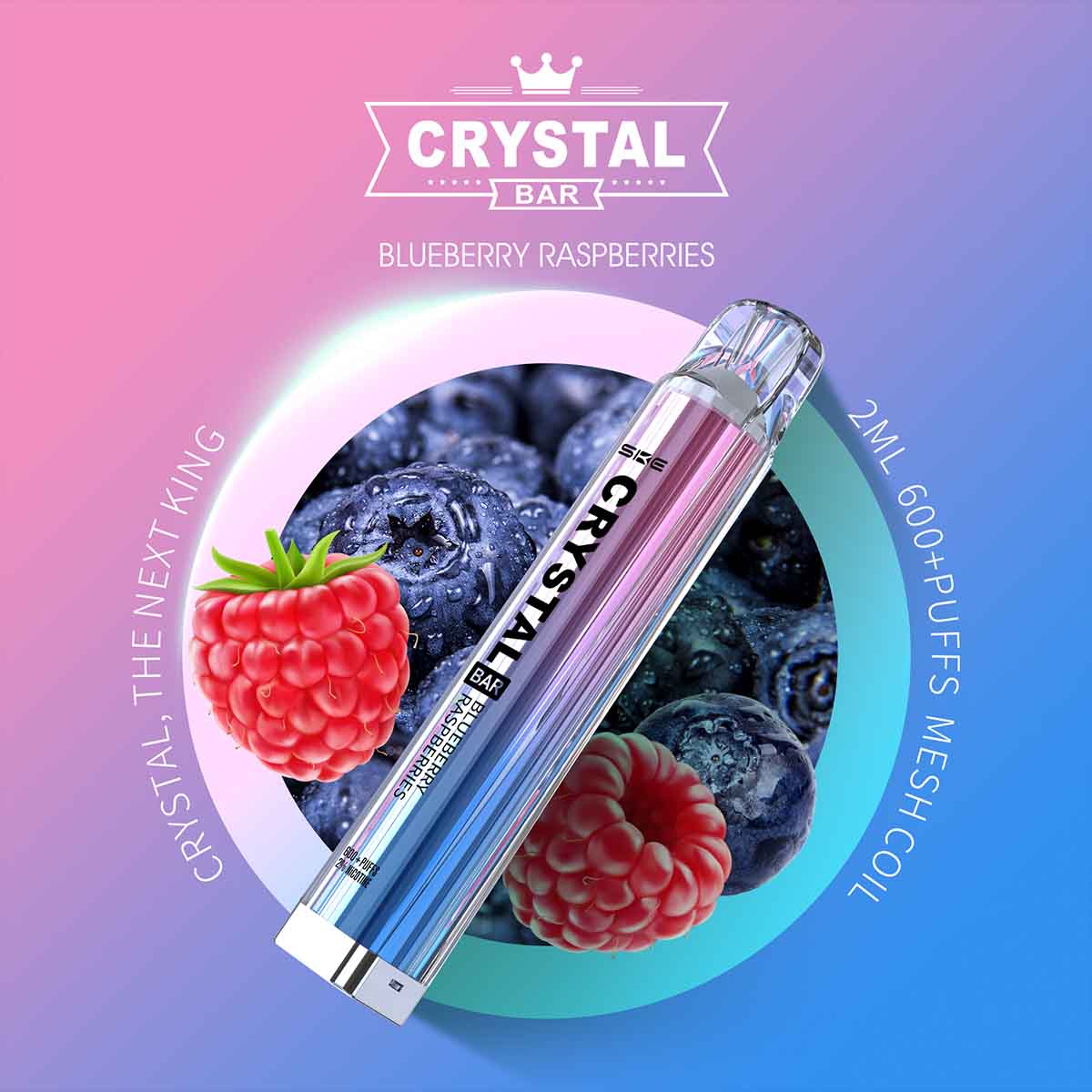 Crystal Blueberry Raspberries