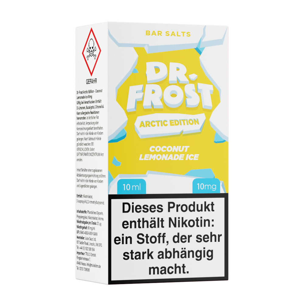 Dr. Frost Arctic Edition Coconut Lemonade Ice - – Vape Liquid