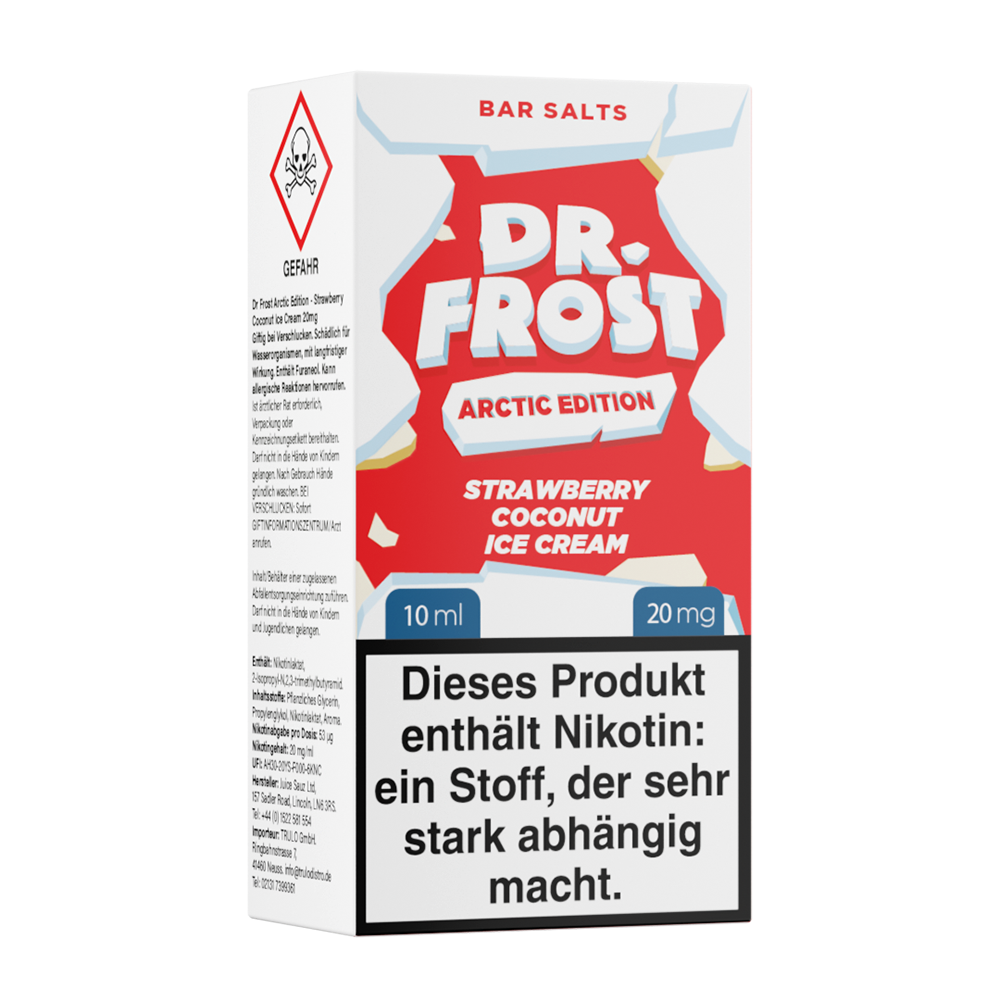 Dr. Frost Arctic Edition Strawberry Coconut Ice Cream - – Vape Liquid