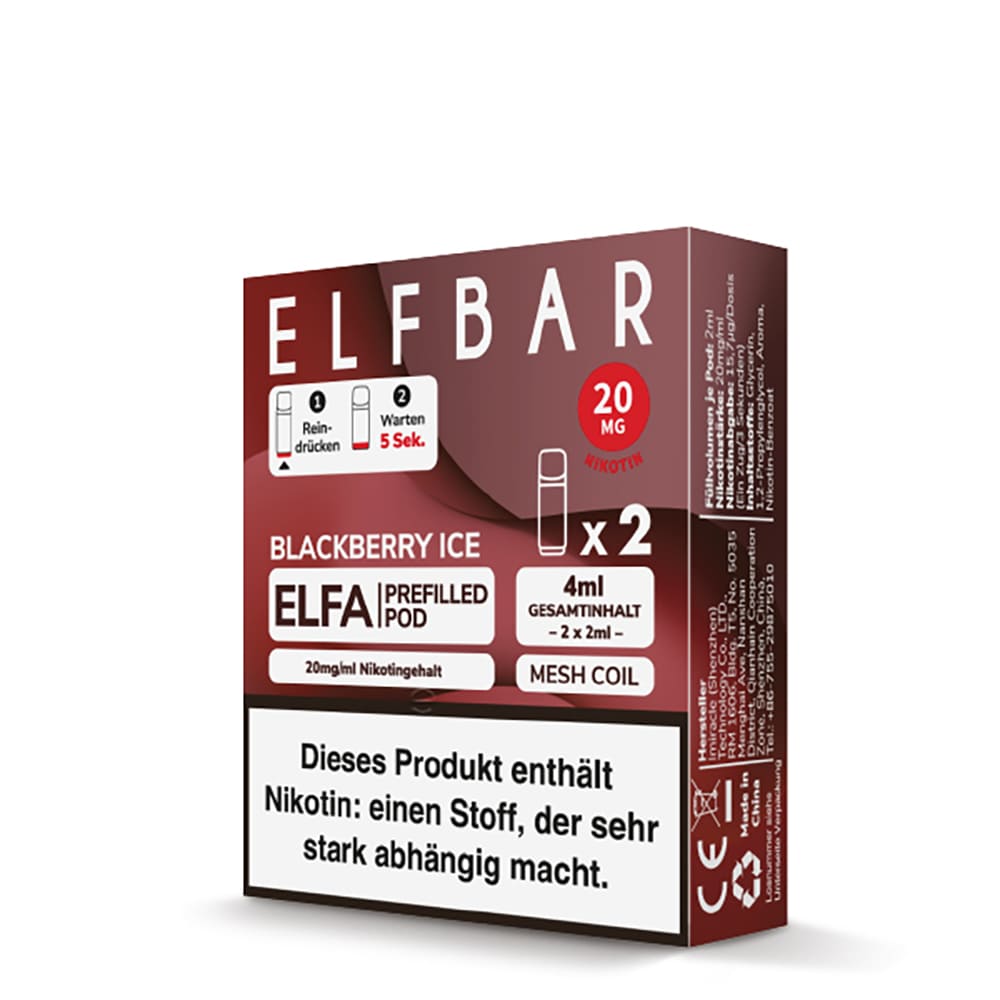 Elfbar Pods Blackberry Ice
