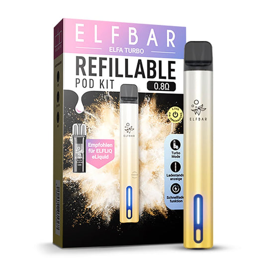 ELFBAR ELFA Turbo Pod Kit Aurora Gold