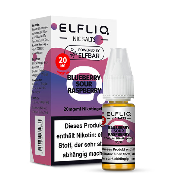Elfliq Blueberry Sour Raspberry
