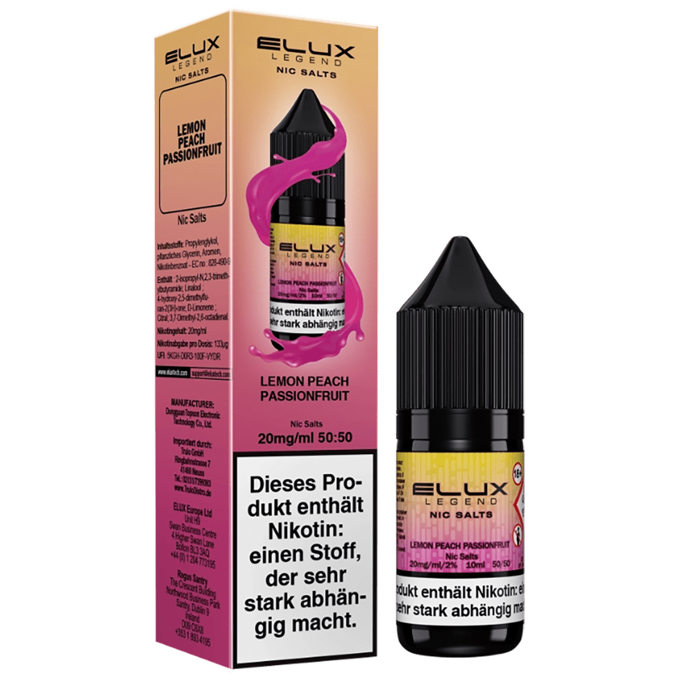 Elux Lemon Peach Passionfruit