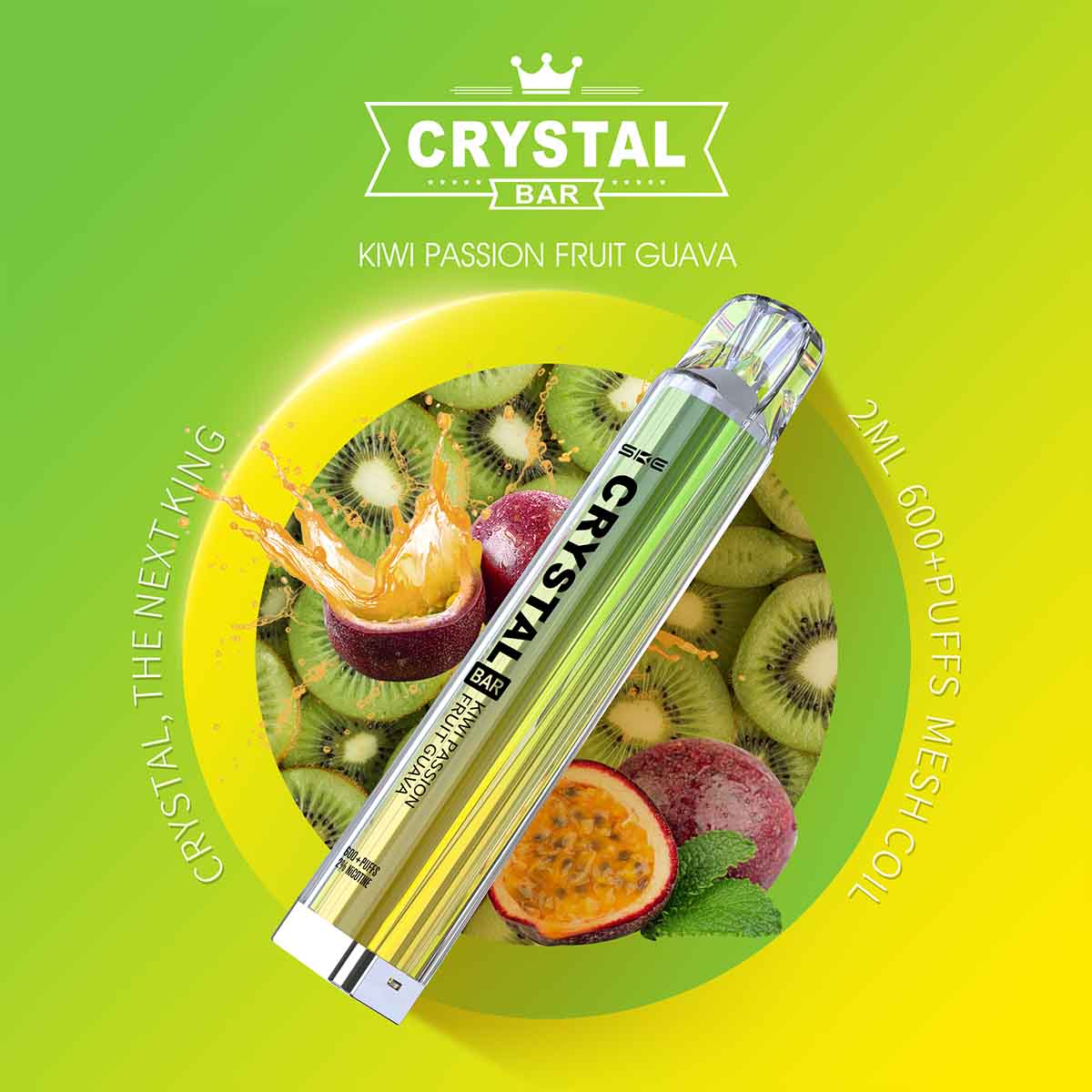 Crystal Kiwi Passion Fruit Guava