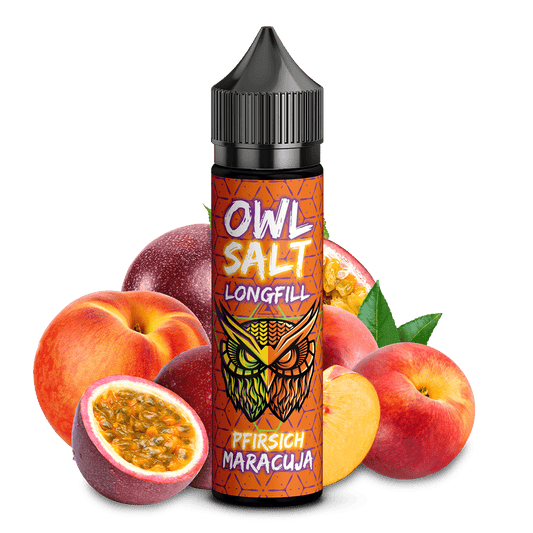 Owl Salt Longfill Pfirsich Maracuja