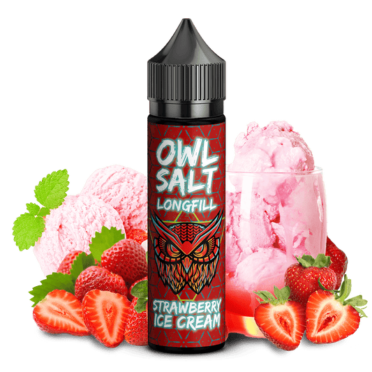 Owl Salt Longfill Strawberry Ice Cream