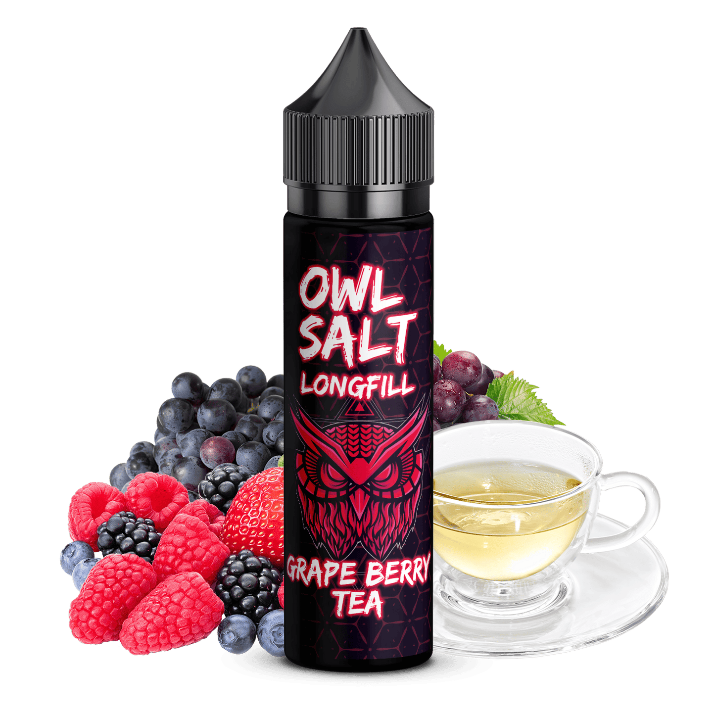 Owl Salt Longfill Grape Berry Tea