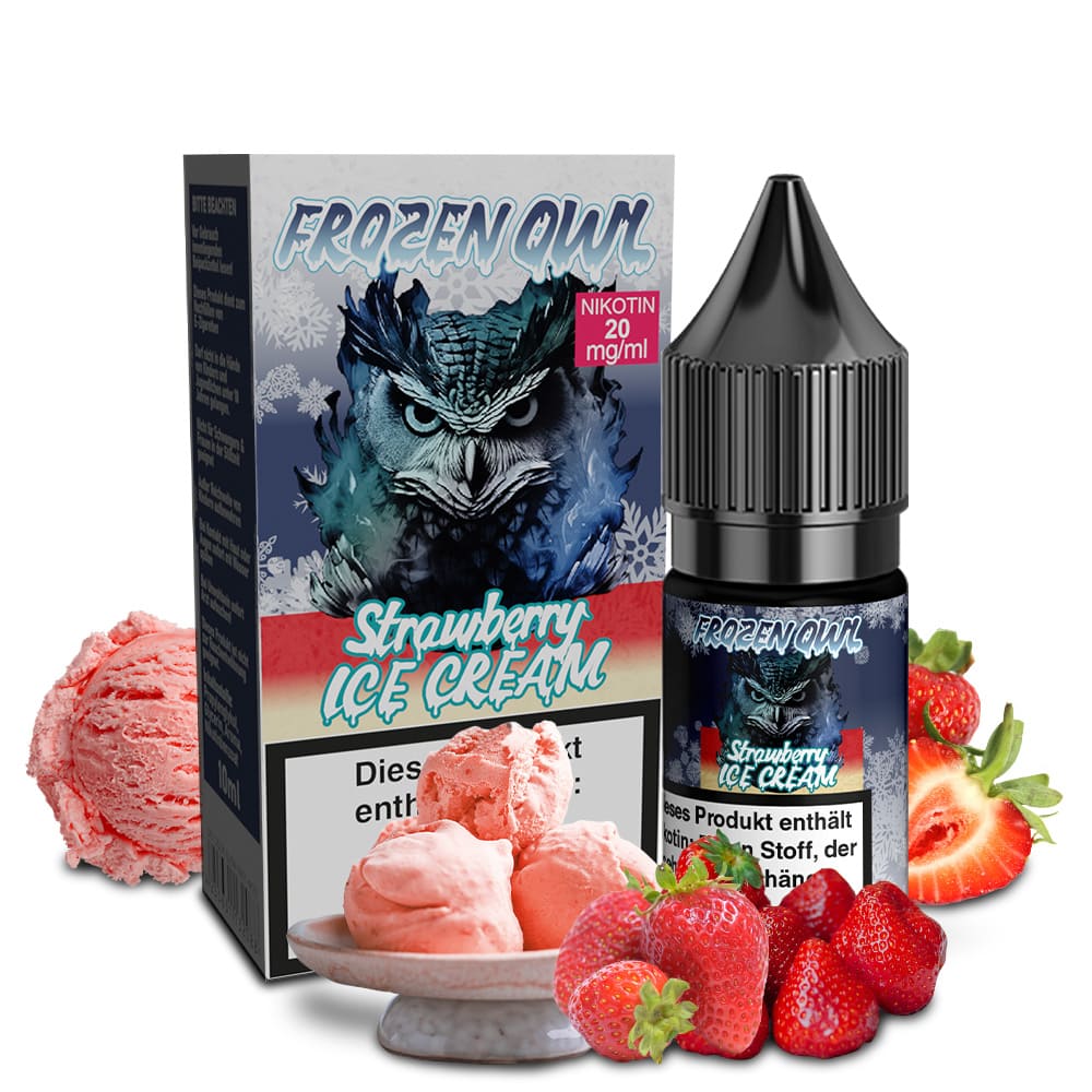 Frozen Owl Strawberry Ice Cream