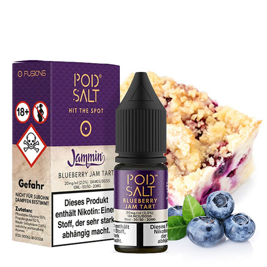 Pod Salt Blueberry Jam Tart
