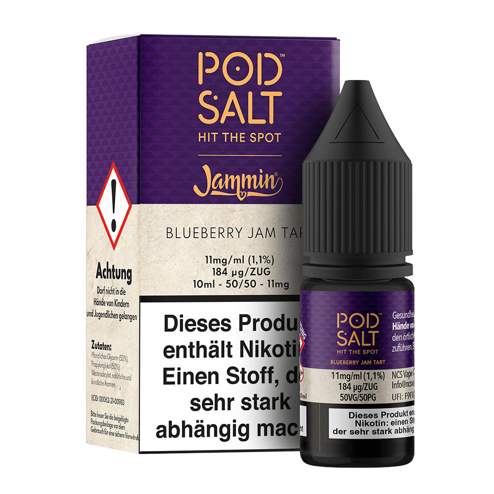 Pod Salt Blueberry Jam Tart