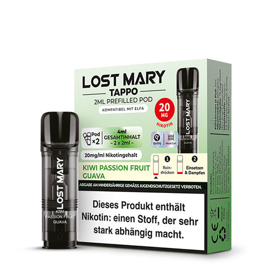 Lost Mary Pods Kiwi Passionfruit Guava