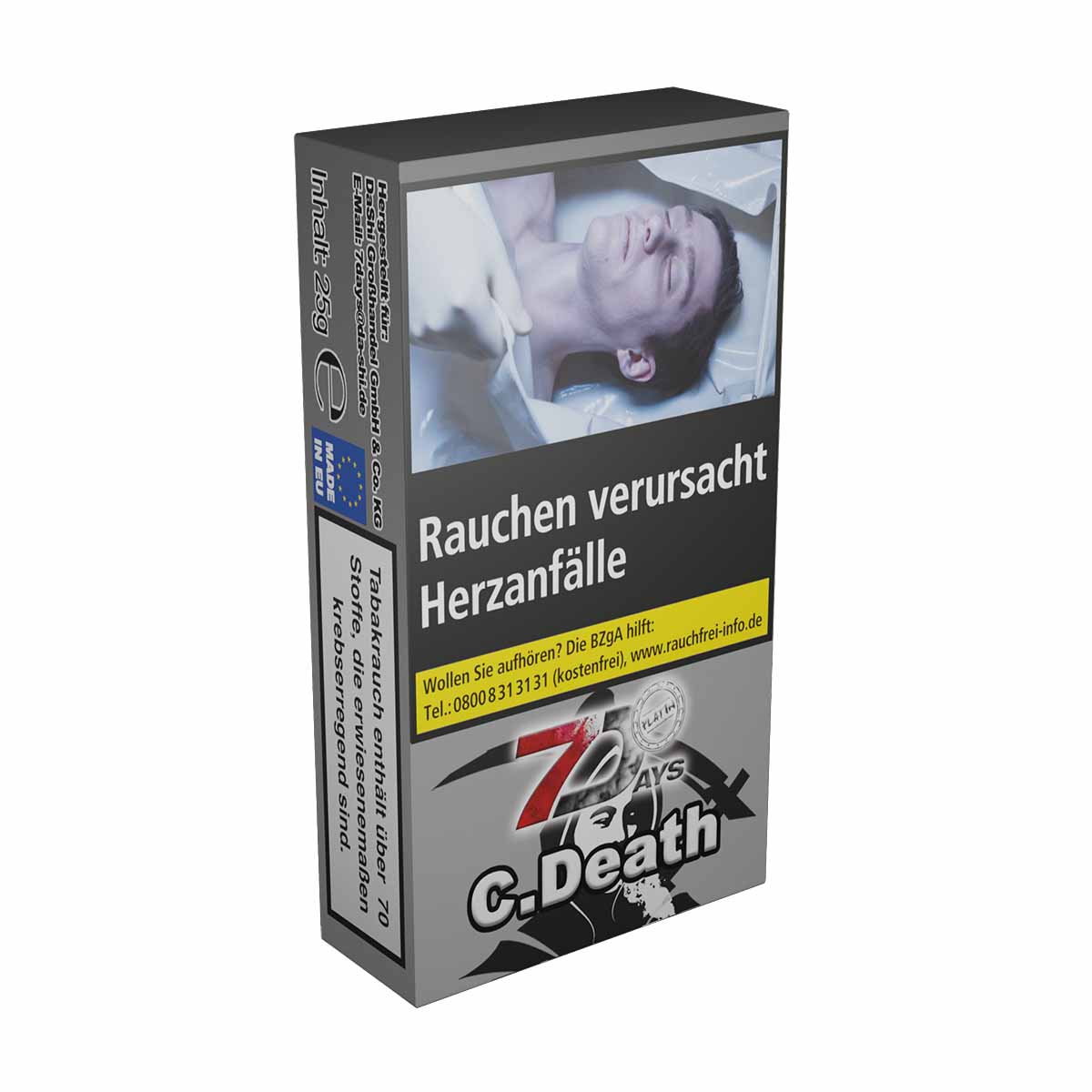7 Days C. Death Platin 25g Shisha Tabak