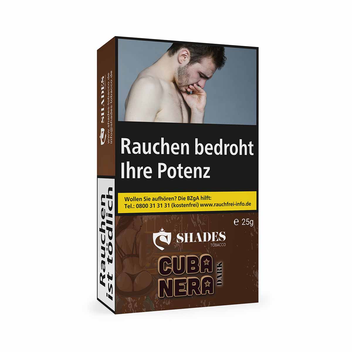 Shades Cuba Nera Dark 25g Shisha Tabak